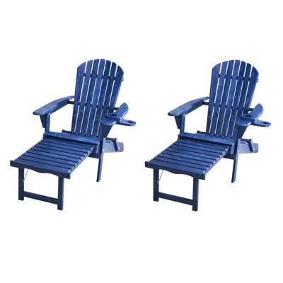 Yarborough Foldable Outdoor Adirondack Set