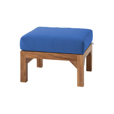 Porschea Outdoor Teak Ottoman