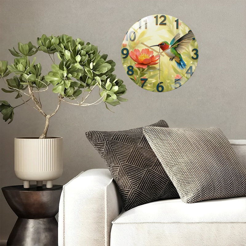 Horloge murale Hummingbird