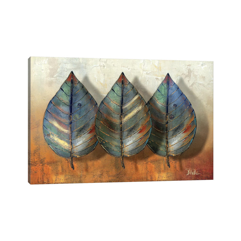 "Three Amigos II" par Patricia Pinto, reproduction d’art, Pas de tapis, Toile tendue, H 8 po x l 12 po x P 0,75 po