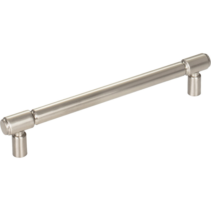 Clarence 12" Center to Center Bar pull, Brushed Satin Nickel, 6 5/16" Center to Center