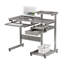 Bureau d'ordinateur Techni Mobile, gris-1112903038