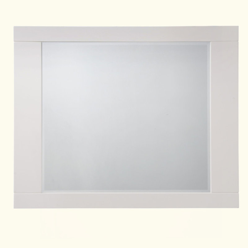 White High Gloss Finish Mirror