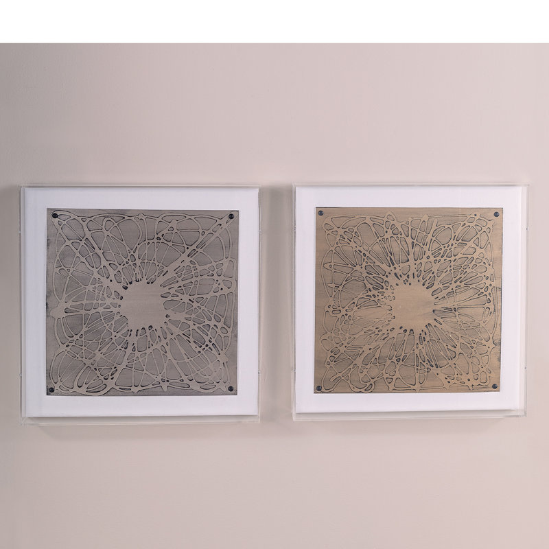 Neuron Print, Silver