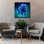  «Electric Lion» par Ann Klee, art mural sur toile, 37 po x 37 po