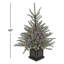 4' Blue PE Spruce Christmas Tree with 780 Lights
