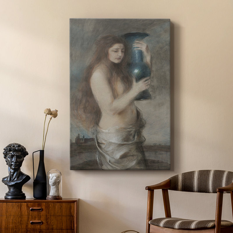 Impression de portrait rétro LVI - galerie Cavas sur mesure, H 48 po x l 32 po