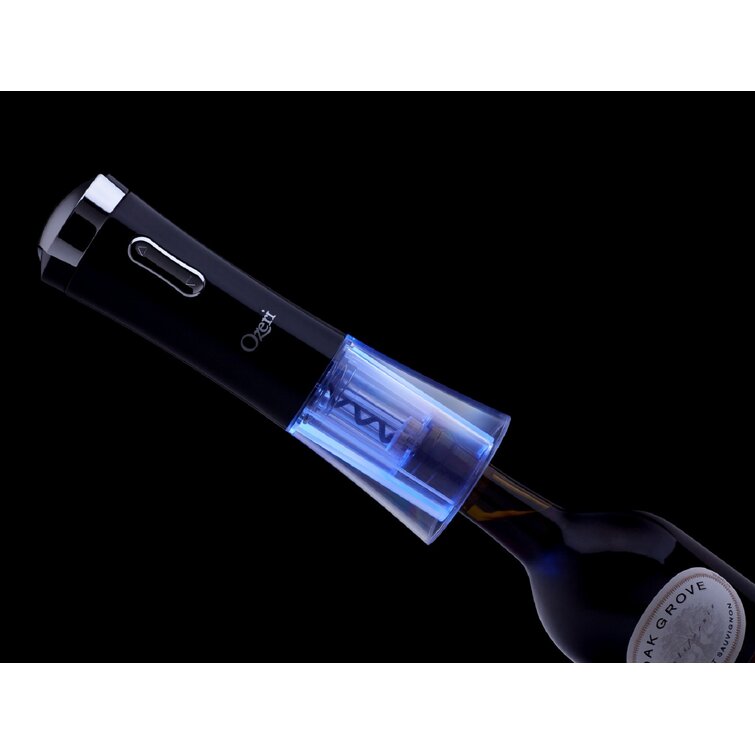 Costway 6-in-1 Black Electric Wine Bottle Opener Set Rechargeable