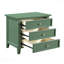 Table de chevet 3 tiroirs Vintage Green-1628905216