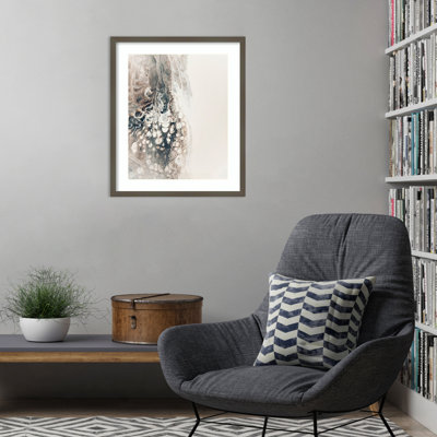 «Abstract Flow» par Incado, reproduction d'art encadrée sur bois