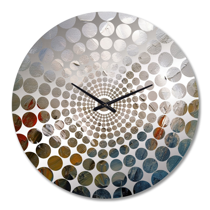 Lynetta - Horloge murale peinture abstraite, Grand