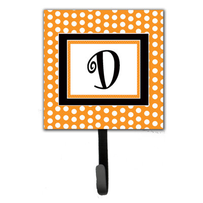Porte-laisse coussin monogramme et crochet mural