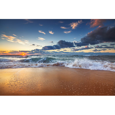 Cloudscape Over Sea - Wrapped Canvas Print
