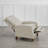 Bracking Upholstered Manual Push Back Recliner-1517759803