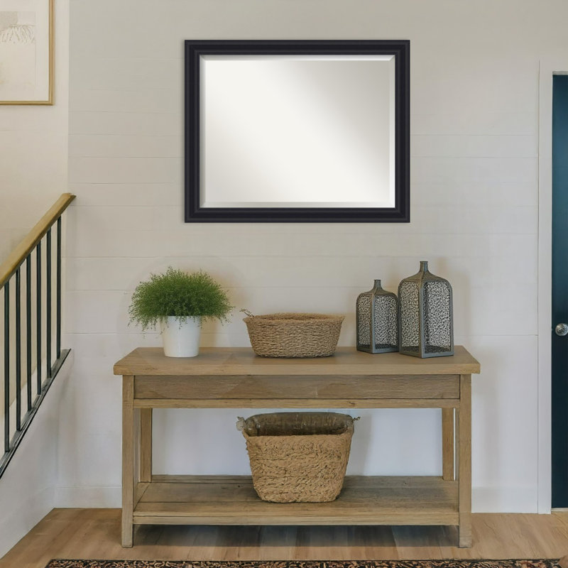 Miroir mural Dalat, 25,75 po x 31,75 po, Noir