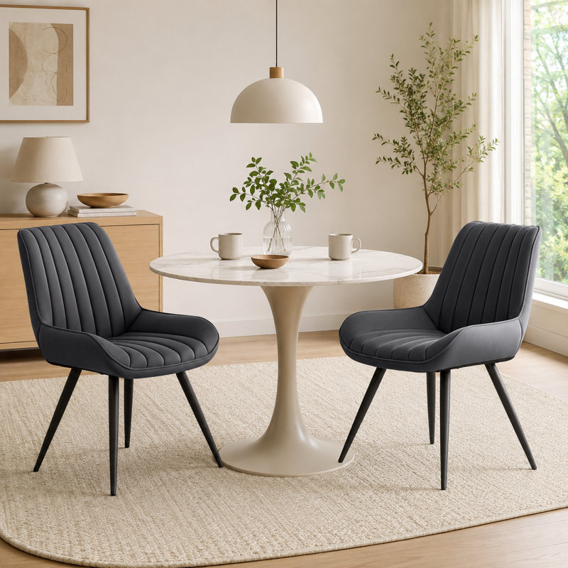 Chaise de salle à manger moderne, Gris