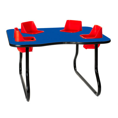 Laminate Adjustable Novelty 4 Students Activity Table & Chairs