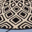 Tapis intérieur / extérieur noir / beige Arneshia-22984093