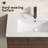 24 Inch Bathroom Vessel Sink, Ceramic Bathroom Vanity Sink Top Without Overflow,  Convenient For Storing Personal Items (Only Vanity Top)-1146879173