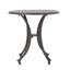 Table d'appoint d'extérieur en fonte d'aluminium 19 po