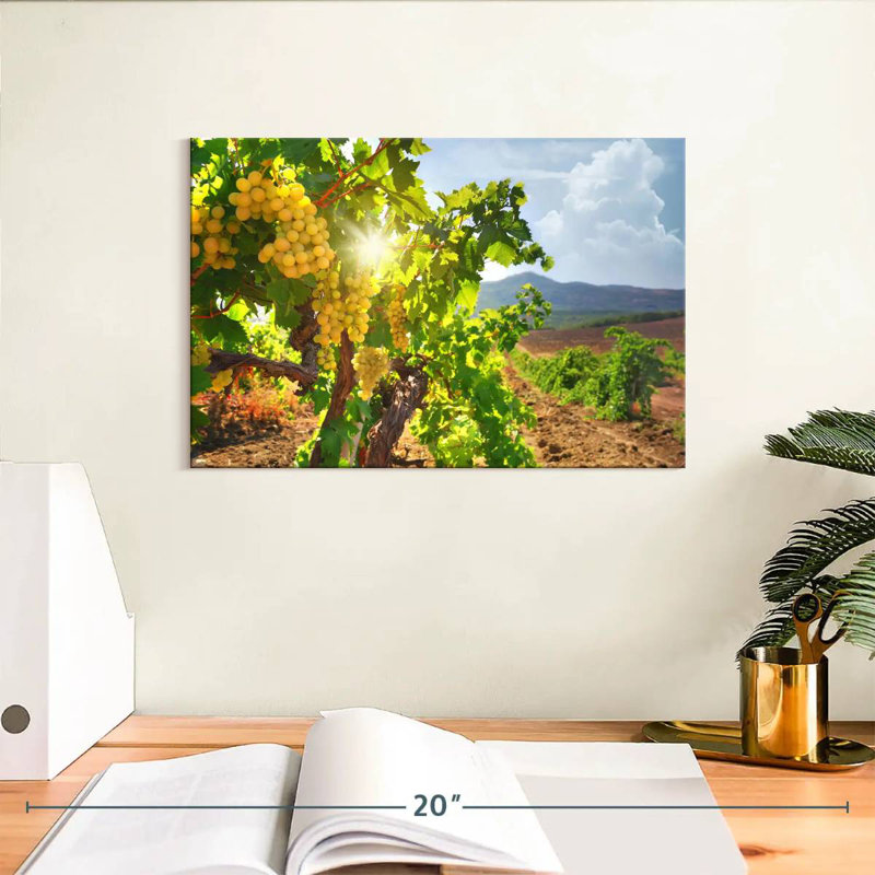 Yarlin Luminous Grape Vine, 8" H x 12" W