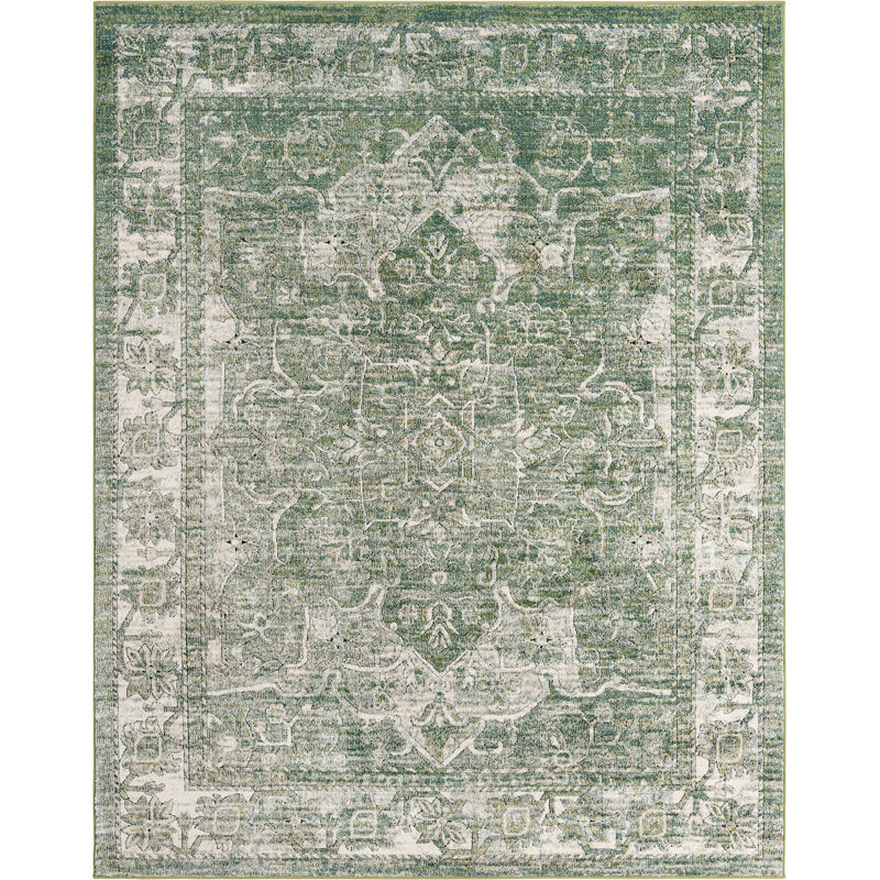 Mekalah Oriental Indoor Rug, Rectangle 7'10" x 10'