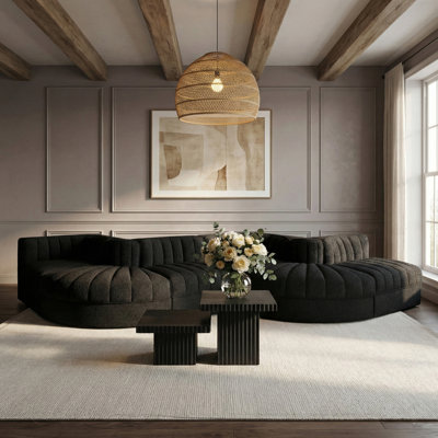 Tissu en velours Demars Performance 6 pièces Canapé modulaire modulaire
