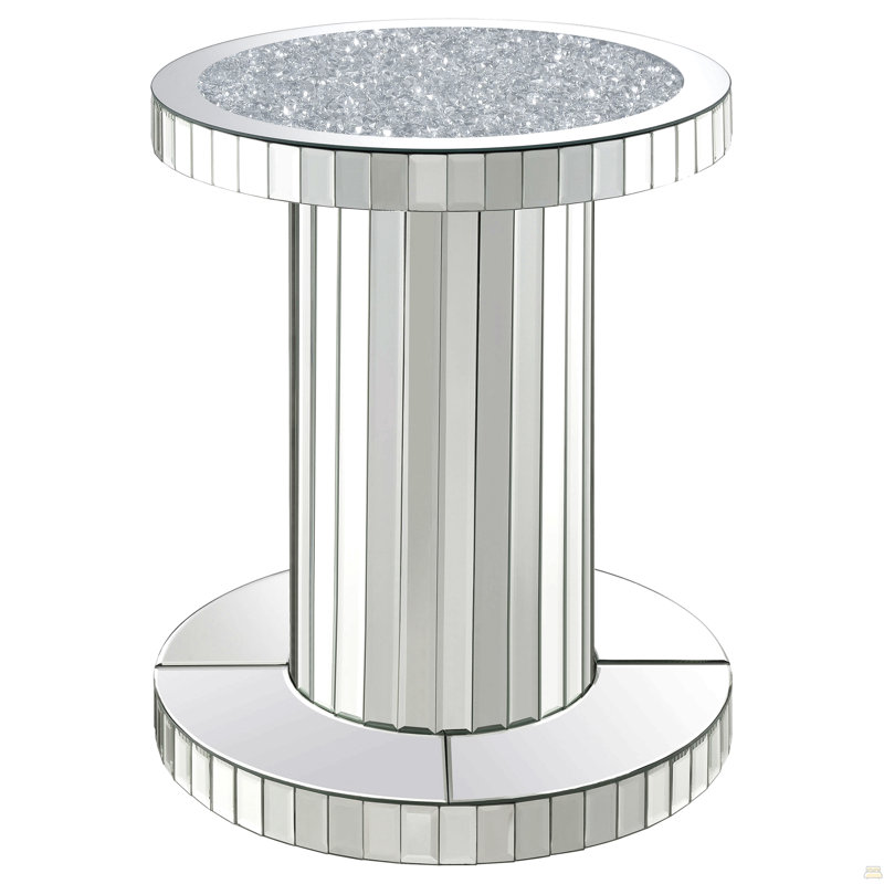 Rose Mirror Side Table