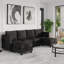 Canapé modulaire en U rembourré en chenille-2131781539-2131781537