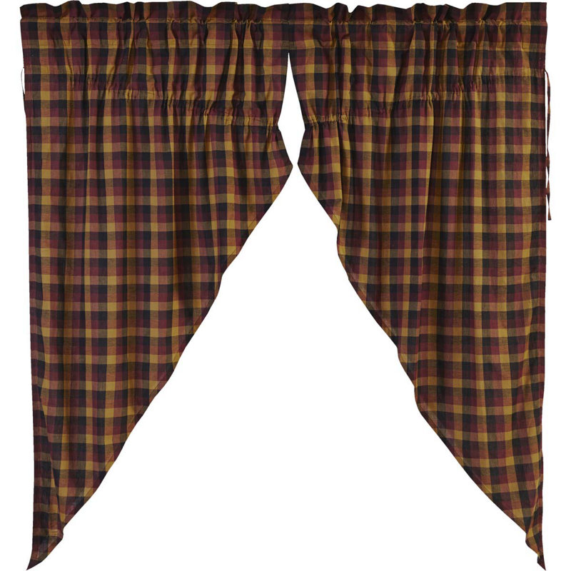 Drancy 100% Cotton Room Darkening Curtain Panel Pair