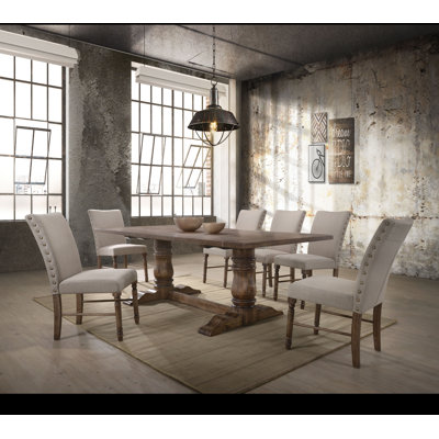 Behr 6 - Person Trestle Dining Set