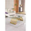Table basse rectangulaire moderne en acier inoxydable de 47 po, table basse en verre trempé Water Ripple, table centrale, pour le bureau personnel du salon, assemblage facile, or