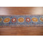Tapis de couloir indien bleu traditionnel 2x8