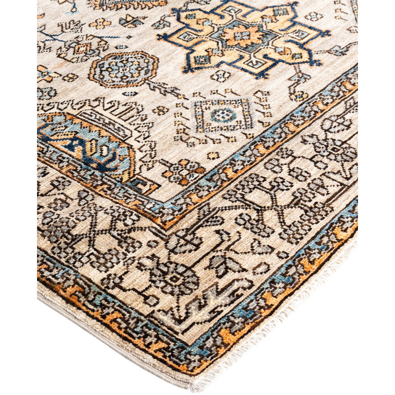 Serapi One-of-a-Kind 4' x 5'9" Hand Knotted Area Rug