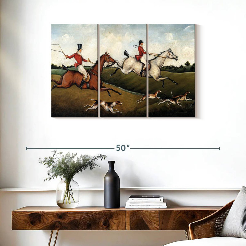Senne la chasse, H 24 po x l 38 po