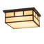 Rustic Lodge 4 - Light Flush Mount