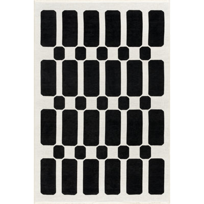 Tapis géométrique réversible Neco SuperioWash