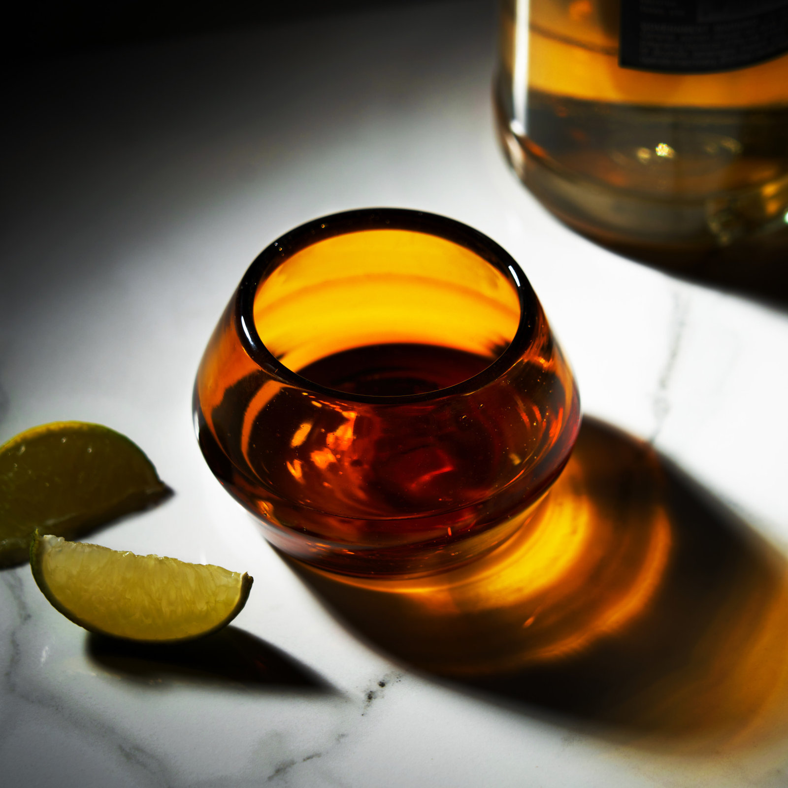 Tequila Copita Glass, Orange
