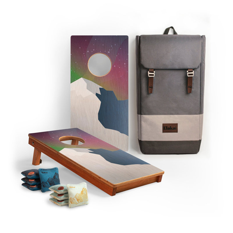Ensemble de planches de cornhole 1 pi x 2 pi Aurora