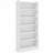 7-Tier Modern White Library Bookshelf