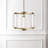 Cyndy Square Glass And Metal Chandelier