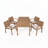 5 piece Outdoor Patio Dining Set-831005051-831005052