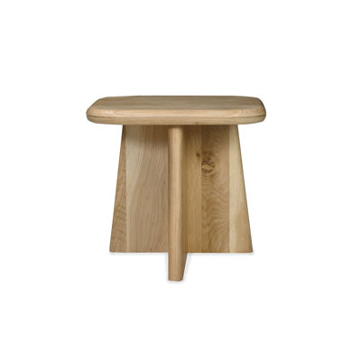 Solid Wood 3 Legs End Table