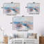 Ensemble de décorations murales gris et rose-717643010-717643263
