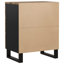 Alberta 55cm W Metal Bedside Table