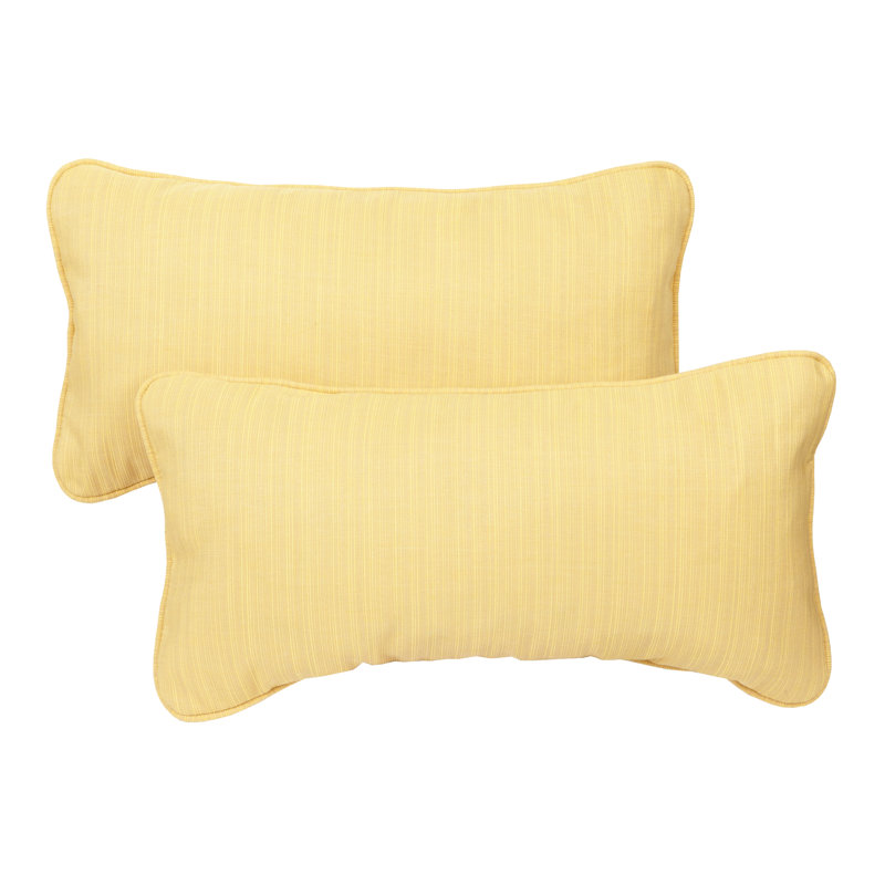 Alarise Striped Outdoor Reversible, Sand, 13" H x 20" W, Solid Color