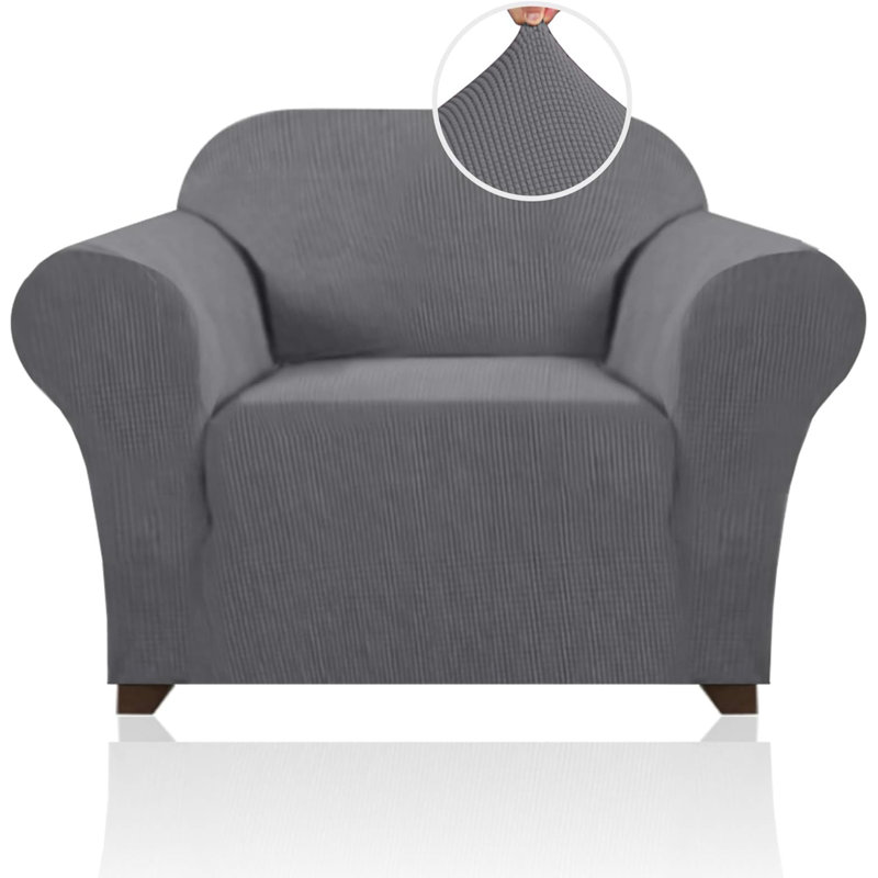 Housse de canapé, Polyester gris / mélange de polyester