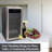 NutriChef Single Zone 13.6'' Freestanding 15 Bottle Wine Refrigerator