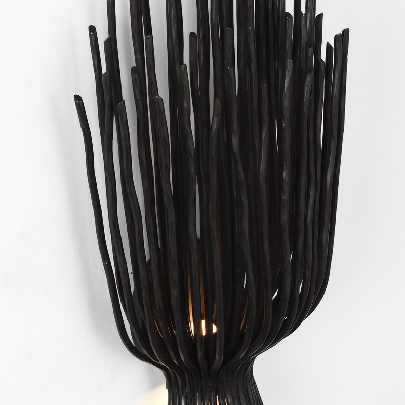 Chapman & Myers Astra 17" Sculpted Sconce, Aged Iron