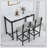 Kitchen Table Set, Dining Table and Chairs for 2, 3 Piece Dining Room Table Set with 2 Upholstered